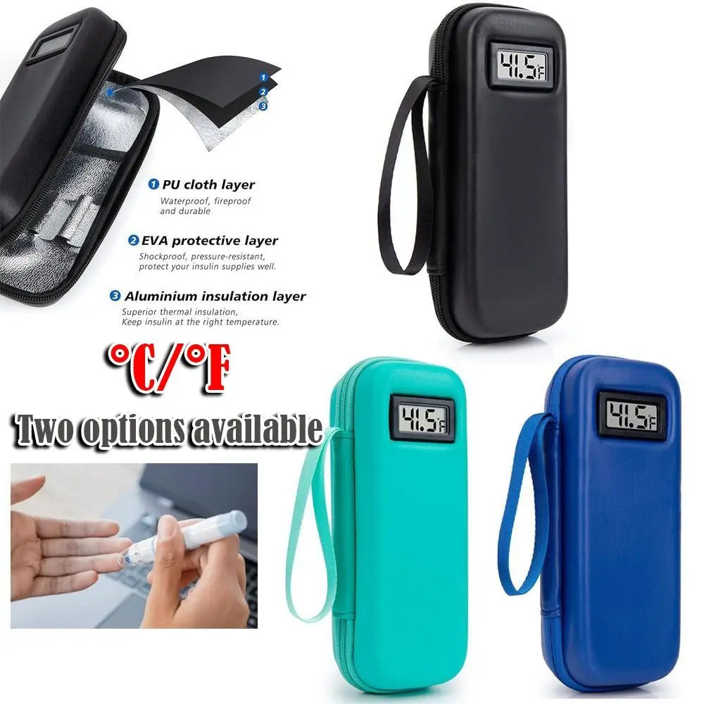 CarryWell Medication Cooler Travel Case — Insulin & Peptide Cold Storage